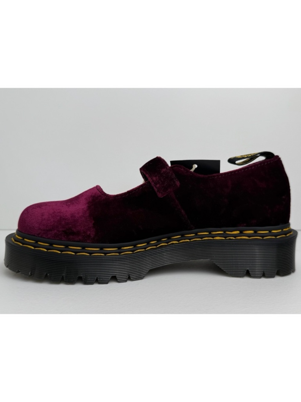 Dr. Martens x Heaven Marc Jacobs Addina Velvet Shoes Cherry Red Mary Janes UK 6 - Picture 6 of 17